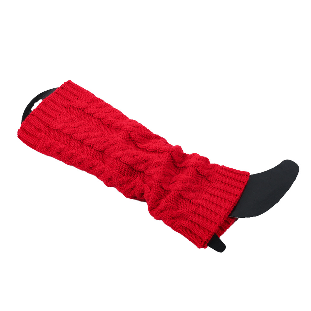 Knit Leg Warmers Warm Boot Socks for Women Cozy Leggings Knee High Thermal Socks